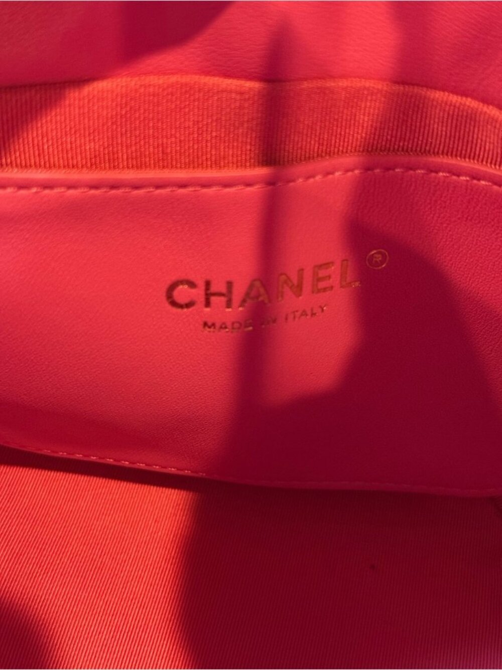 Chanel Pink Gabrielle Bucket Bag Gold Chain Crossbody - Picture 6 of 9
